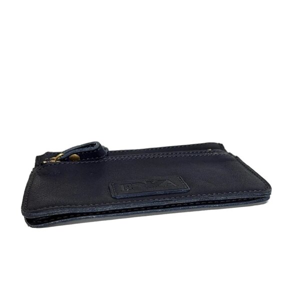 EMPORIO ARMANI - Dark Navy Leather Pouch - Picture 3 of 5
